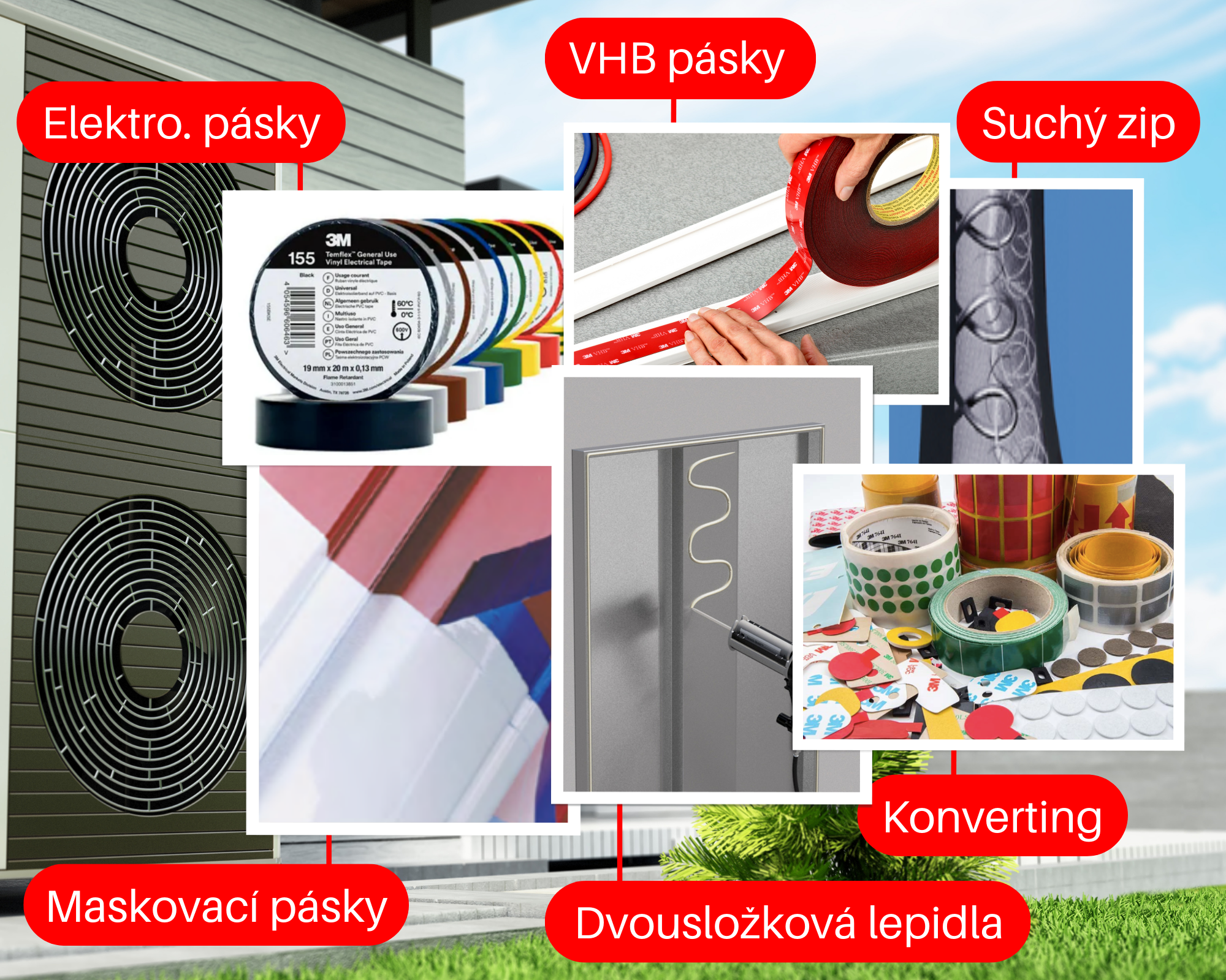 Koláž CZ tepelná čerpadla